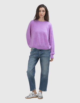 Washed-Out Jeans Hope Bow Leg