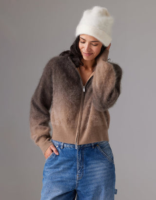 Fuzzy Kaschmir-Cardigan Brushed Dip Toto