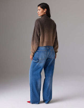 Fuzzy Kaschmir-Cardigan Brushed Dip Toto