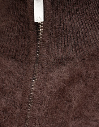 Fuzzy Kaschmir-Cardigan Brushed Dip Toto