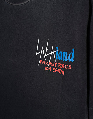 Bedrucktes T-Shirt La La Land im Vintage-Stil
