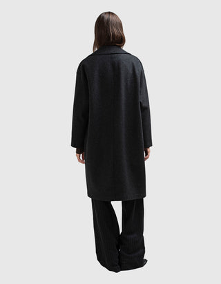 Woll-Mantel mit Kaschmiranteil