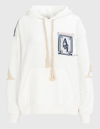 Limited Edition Oversize Hoodie mit Stickereien