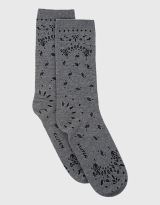 Kaschmir-Socken Sig im Bandana Design