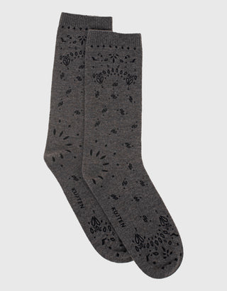 Kaschmir-Socken Sig im Bandana Design