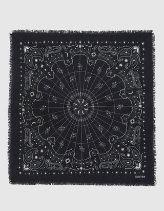 Gemustertes Kaschmir-Tuch Hachiko Astro