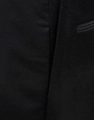 High-Waist Woll-Mix Bundfaltenhose