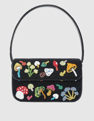 Schultertasche Tommy Beaded mit Perlenverzierung