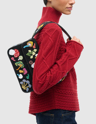 Schultertasche Tommy Beaded mit Perlenverzierung