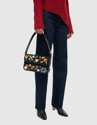 Schultertasche Tommy Beaded mit Perlenverzierung