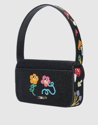 Schultertasche Tommy Beaded mit Perlenverzierung