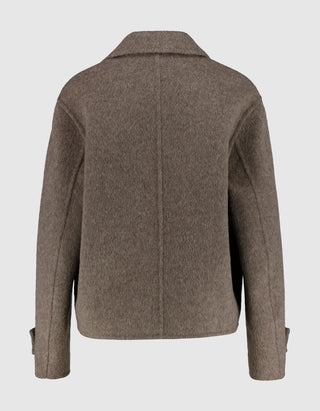 Doppelreihige Woll-Jacke Billie mit Seidenanteil