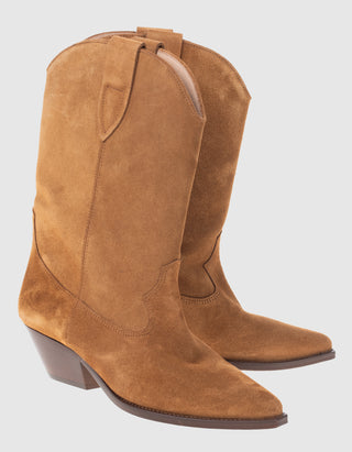 Veloursleder-Cowboystiefel Duerto