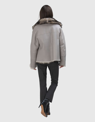 Lammleder Shearling Wende-Jacke Anta Toscana