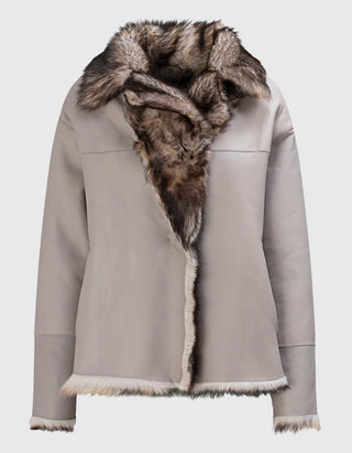 Lammleder Shearling Wende-Jacke Anta Toscana