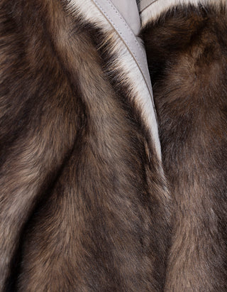 Lammleder Shearling Wendekurzmantel Chi Toscana