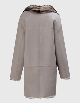 Lammleder Shearling Wendekurzmantel Chi Toscana