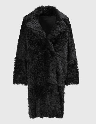 Lammleder-Shearling Wende-Mantel Cindy Nadal