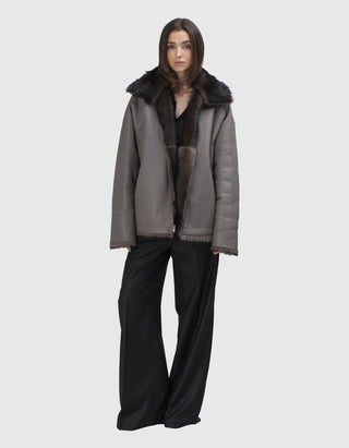 Lammleder Shearling Wendejacke Abby Toscana