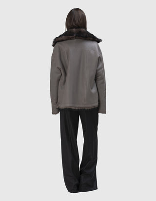 Lammleder Shearling Wendejacke Abby Toscana