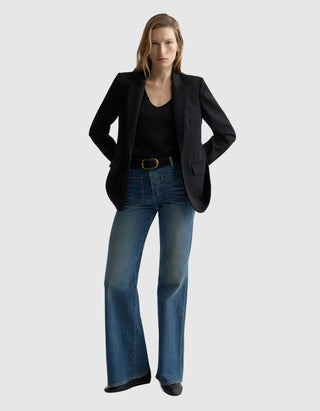 High-Waist Flare-Leg-Jeans
