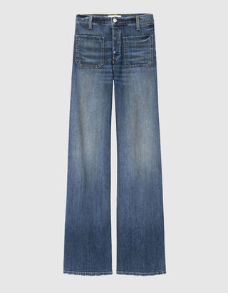 High-Waist Flare-Leg-Jeans