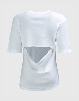 T-Shirt Cardi mit rückseitigen Cut-Out