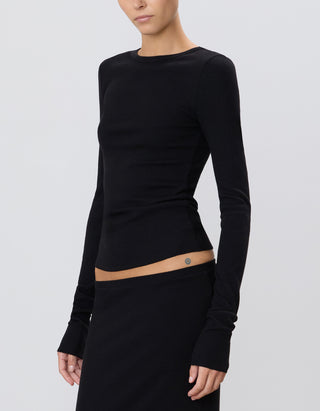 Geripptes Longsleeve