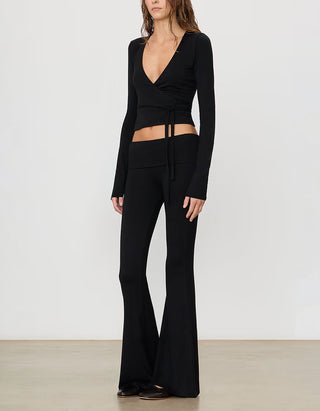 Flare-Leg Hose Foldover
