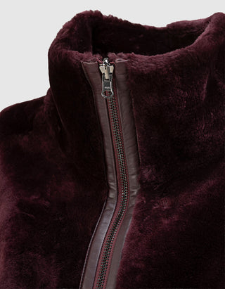 Shearling-Wendejacke Colette