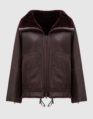 Shearling-Wendejacke Colette