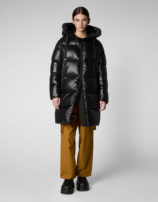 Steppmantel Isabel mit Kapuze