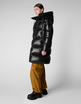 Steppmantel Isabel mit Kapuze