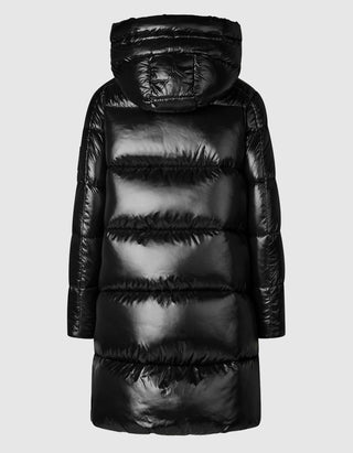 Steppmantel Isabel mit Kapuze