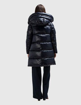 Steppmantel Isabel mit Kapuze