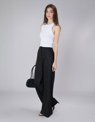 Cropped Tanktop mit Stickerei