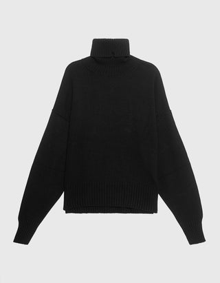 Oversize Kaschmir-Rollkragenpullover