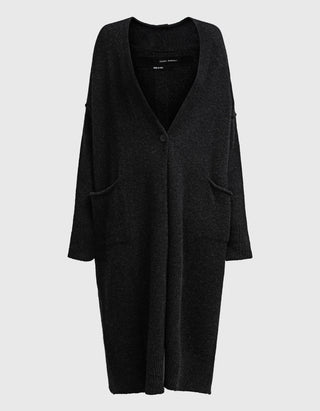 Oversize Kaschmir-Seiden-Mix Cardigan