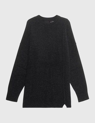 Oversize Kaschmir-Seiden-Mix Pullover-Kleid