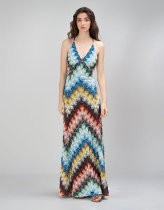 Maxi-Kleid mit gekreuzten Trägern