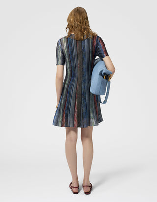 Mini-Kleid mit Effektgarn