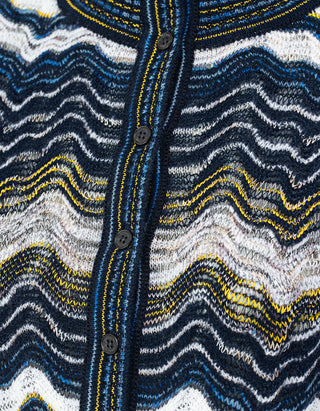 Feinstrickpullover mit Knopfleiste