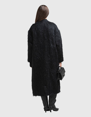 Oversize Woll-Alpaka-Mohair-Mix Mantel