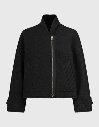 Oversize Woll-Jacke