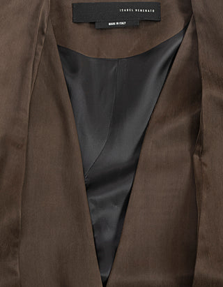 Oversize Blazer im Layering-Look mit Schulterpolstern