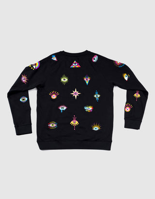 Besticktes Sweatshirt The Eyes Have It