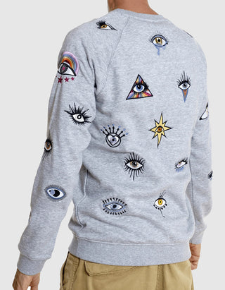 Besticktes Sweatshirt The Eyes Have It