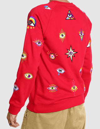 Besticktes Sweatshirt The Eyes Have It
