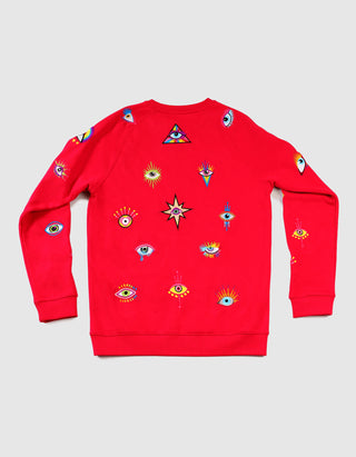 Besticktes Sweatshirt The Eyes Have It