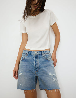 Destroyed-Look Jeansshort Emmett Boyfriend